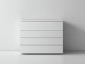 Cómodas de madera de ingeniería lacada 100x40x90 cm - blanco - para dormitorio y salón - diseño moderno sin tiradores con 4 cajones